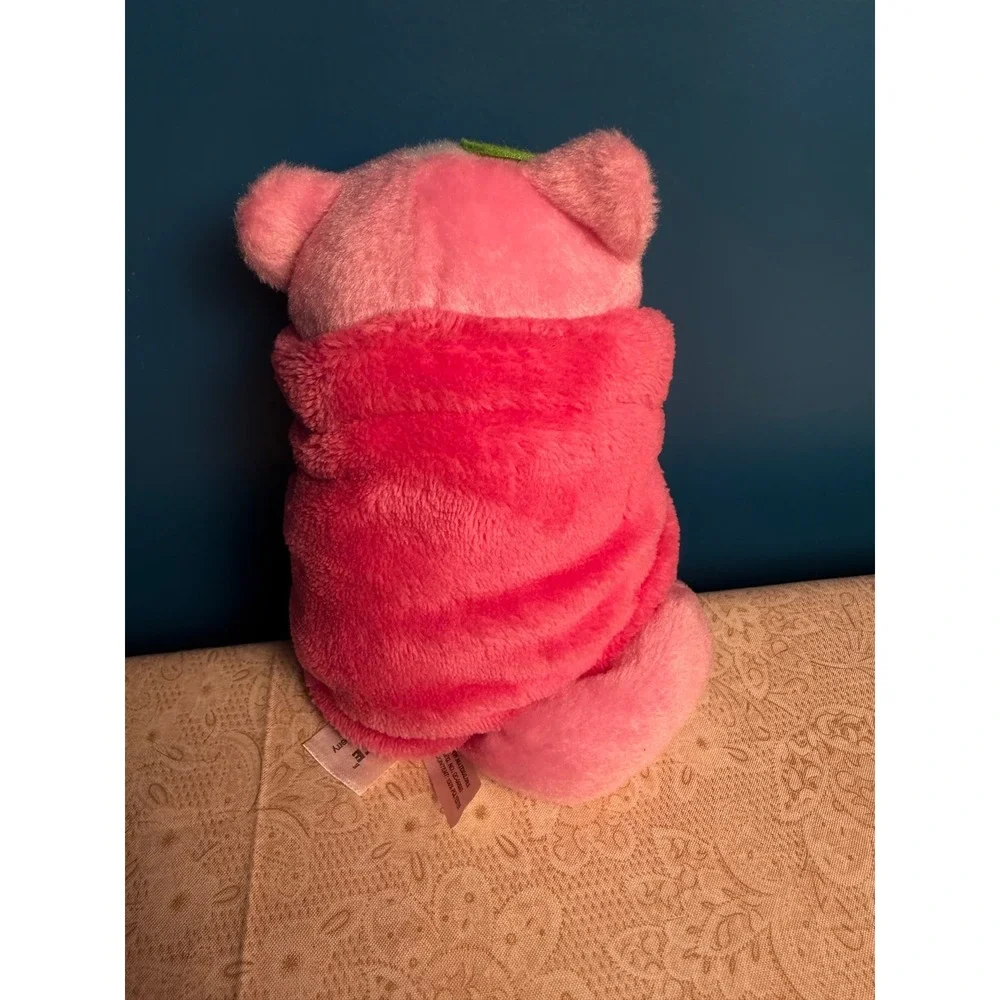 Uncute Purritos Strawberry Cat Pink White Kitten Burrito Plush Toy